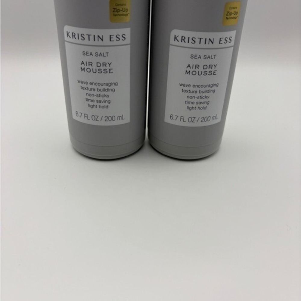 Kristin Ess Sea Salt Air Dry Mousse 6.7 FL OZ New Bundle of 2 - Picture 2 of 4